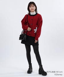 新品未使用　MARYQUANT×Disneyレアハートハンドスカート　ブラック MARY QUANT（マリークワント）の「ハートハンドサイン スカート