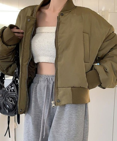 CANVAS+（キャンバスプラス）の「【CANVAS+】ミリタリーブルゾン（ブルゾン）」 - WEAR