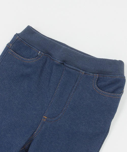 petit main（プティマイン）の「裏シャギーデニムストレートパンツ（デニムパンツ・キッズ・ネイビー/ブルー・100cm/90cm/120cm/80ｃｍ/110cm/130cm）」の8枚目の写真