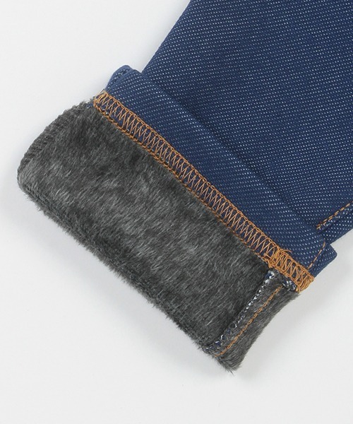 petit main（プティマイン）の「裏シャギーデニムストレートパンツ（デニムパンツ・キッズ・ネイビー/ブルー・100cm/90cm/120cm/80ｃｍ/110cm/130cm）」の11枚目の写真