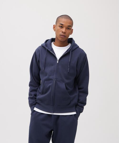 AVIREX(アヴィレックス)の「【DAILY/デイリー】ZIP UP SWEAT PARKA / ジップアップ スウェット パーカー / AVIREX /アヴィレックス(パーカー・メンズ・ホワイト系2/ネイビー/その他17/ブラック・2XL/L/XL/M)」の6枚目の写真