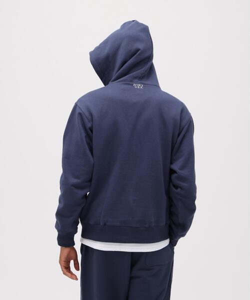 AVIREX(アヴィレックス)の「【DAILY/デイリー】ZIP UP SWEAT PARKA / ジップアップ スウェット パーカー / AVIREX /アヴィレックス(パーカー・メンズ・ホワイト系2/ネイビー/その他17/ブラック・2XL/L/XL/M)」の7枚目の写真