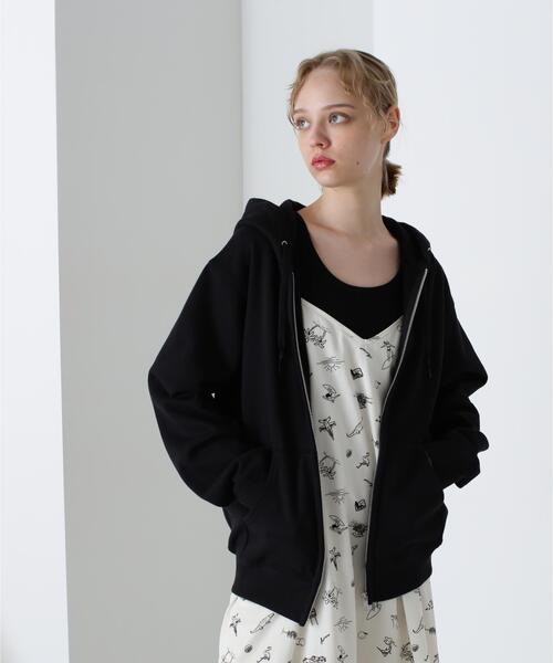 AVIREX(アヴィレックス)の「【DAILY/デイリー】ZIP UP SWEAT PARKA / ジップアップ スウェット パーカー / AVIREX /アヴィレックス(パーカー・メンズ・ホワイト系2/ネイビー/その他17/ブラック・2XL/L/XL/M)」の1枚目の写真