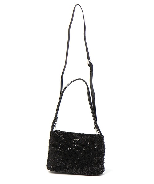 niko and...（ニコアンド）の「オリジナルスパンコールショルダーバッグ（ショルダーバッグ・レディース・ブラック/シルバー・0）」の3枚目の写真