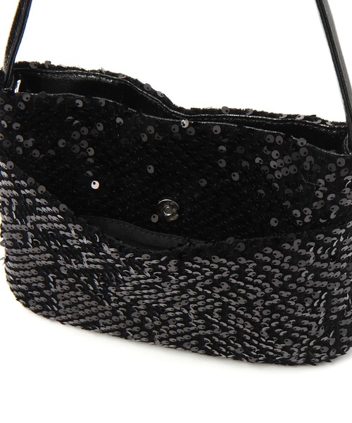 niko and...（ニコアンド）の「オリジナルスパンコールショルダーバッグ（ショルダーバッグ・レディース・ブラック/シルバー・0）」の10枚目の写真