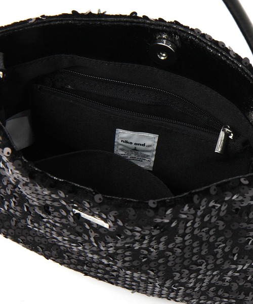 niko and...（ニコアンド）の「オリジナルスパンコールショルダーバッグ（ショルダーバッグ・レディース・ブラック/シルバー・0）」の11枚目の写真