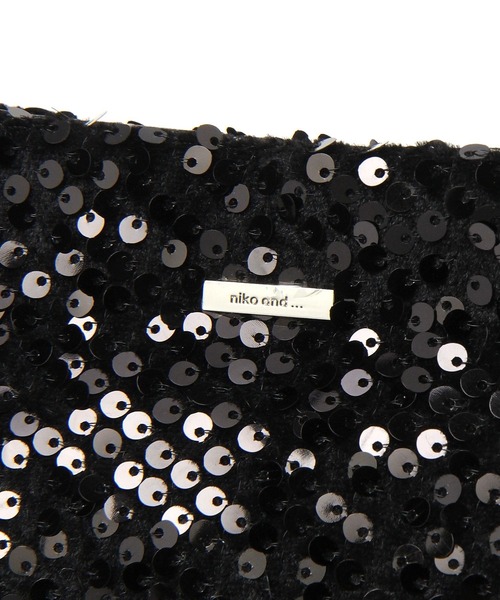 niko and...（ニコアンド）の「オリジナルスパンコールショルダーバッグ（ショルダーバッグ・レディース・ブラック/シルバー・0）」の12枚目の写真