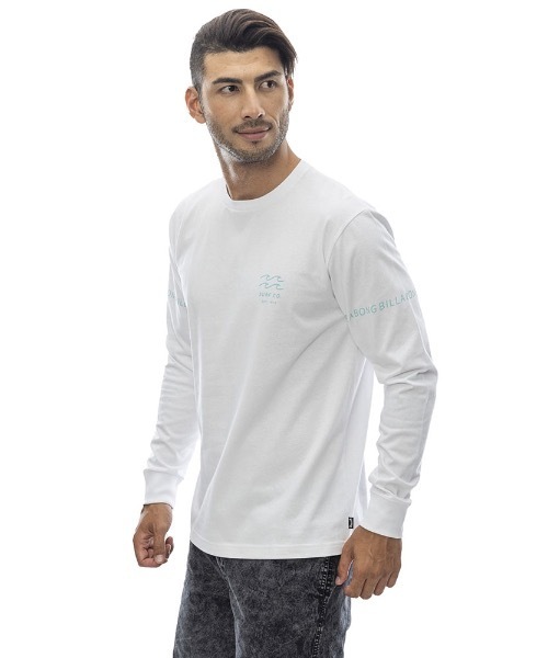 BILLABONG(ビラボン)の「BILLABONG メンズ ONE TIME ロンT 【2024年春夏モデル】/ビラボン袖ワンポイントロゴ長袖ロンT(Tシャツ/カットソー・メンズ・ホワイト/ブラック/ブルー・X-LARGE/MEDIUM/LARGE/SMALL)」の5枚目の写真