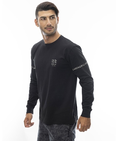 BILLABONG(ビラボン)の「BILLABONG メンズ ONE TIME ロンT 【2024年春夏モデル】/ビラボン袖ワンポイントロゴ長袖ロンT(Tシャツ/カットソー・メンズ・ホワイト/ブラック/ブルー・X-LARGE/MEDIUM/LARGE/SMALL)」の8枚目の写真