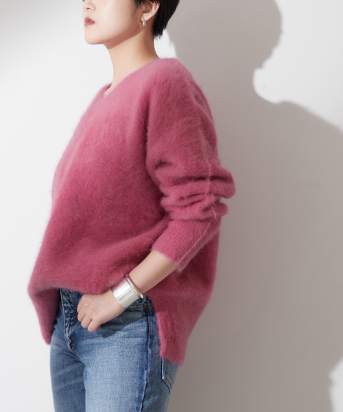 ジャーナルスタンダード レサージュFOX CASHMERE Vネックプルオーバー journal standard L'essage（ジャーナルスタンダードレサージュ