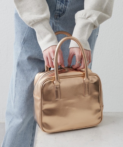 セール】【新色追加！！】2WAYエナメルボストンBAG（ボストン