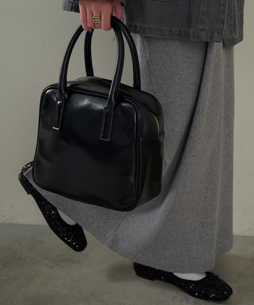 CIAOPANIC TYPY(チャオパニックティピー)の「【新色追加!!】2WAYエナメルボストンBAG(ボストンバッグ・レディース・ブラック/シルバー/ブロンズ/ライトブラウン・ONE SIZE)」の21枚目の写真