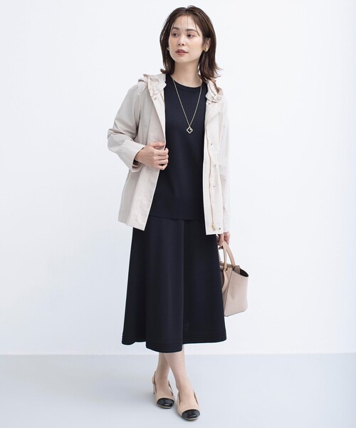 組曲（クミキョク）の「【WEB限定カラーあり】MINA バックリボンニットプルオーバー（ニット/セーター・レディース・アイボリー系9/グリーン系/ライトグレー系9/ブラック系・5/6）」の15枚目の写真