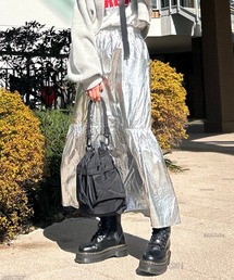 RODEO CROWNS WIDE BOWL | メタリックギャザースカート(スカート)