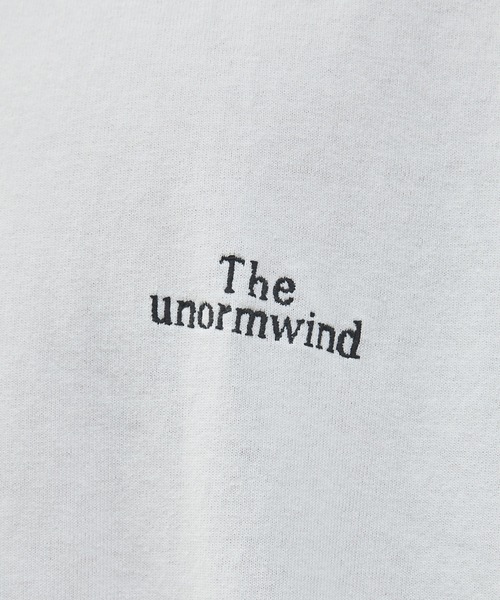 The unormwind（ザアンノームワインド）の「ロゴ刺繍裾ドローコード長袖  Tシャツ 無地/ボーダー（Tシャツ/カットソー・メンズ・ネイビー/ブラック系/ホワイト系/ブラック/ホワイト/ベージュ系・M/L/XL/S）」の11枚目の写真
