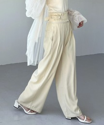 Olu.（オルドット）の「ウエストマークデザインパンツ（スラックス）」