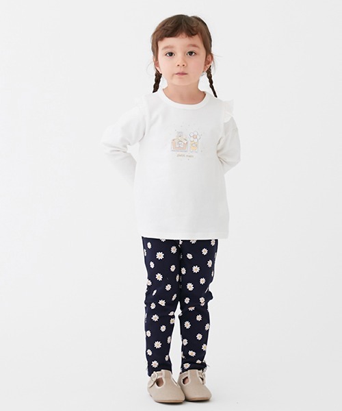 まめのんちゃん専用　23区　新品　タグ付き　サイズ46 プティプラ】GIRLS10分丈レギンス（レギンス/スパッツ