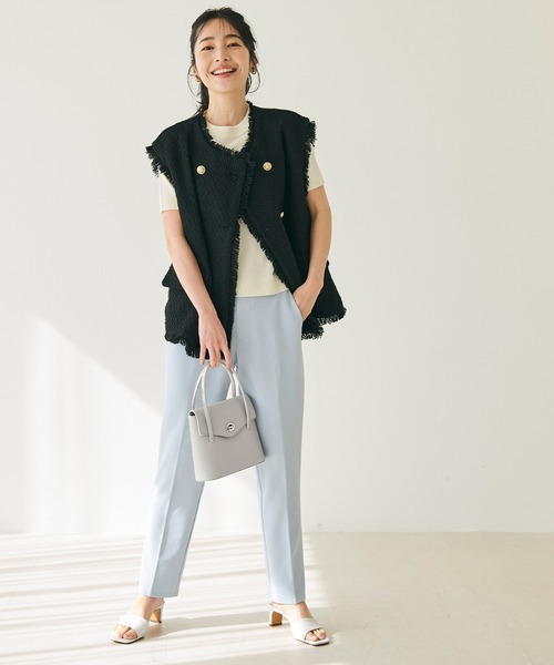 coca(coca)(コカ)の「【WEB限定セール】フェイクレザーハンドバッグ(ハンドバッグ・レディース・グレイッシュベージュ/ブラック・ONE SIZE)」の8枚目の写真