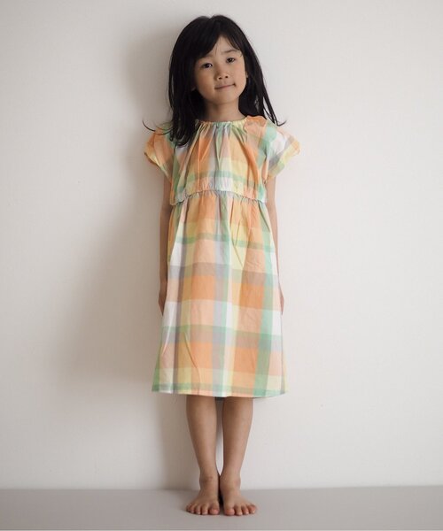 apres les cours(アプレレクール)の「【リンク】バックリボンヒロインワンピ(ワンピース・キッズ・オレンジ/ストライプ/ピンク/ブラック/アイボリー・80/90/100/110/120/130/140)」の6枚目の写真