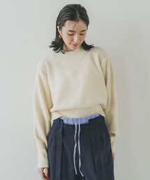 ジゼルモックネックニット