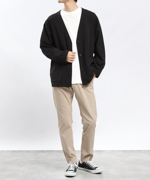 GLOBAL WORK Smile Seed Store（グローバルワーク スマイルシードストア）の「ジョーゼットカーディガン長袖/993331（カーディガン/ボレロ・メンズ・ベージュ系その他3/ネイビー/ブラック・LARGE/X-LARGE/SMALL/MEDIUM）」の5枚目の写真