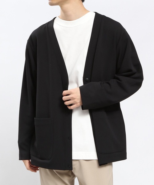 GLOBAL WORK Smile Seed Store（グローバルワーク スマイルシードストア）の「ジョーゼットカーディガン長袖/993331（カーディガン/ボレロ・メンズ・ベージュ系その他3/ネイビー/ブラック・LARGE/X-LARGE/SMALL/MEDIUM）」の8枚目の写真