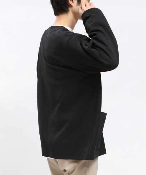 GLOBAL WORK Smile Seed Store（グローバルワーク スマイルシードストア）の「ジョーゼットカーディガン長袖/993331（カーディガン/ボレロ・メンズ・ベージュ系その他3/ネイビー/ブラック・LARGE/X-LARGE/SMALL/MEDIUM）」の10枚目の写真