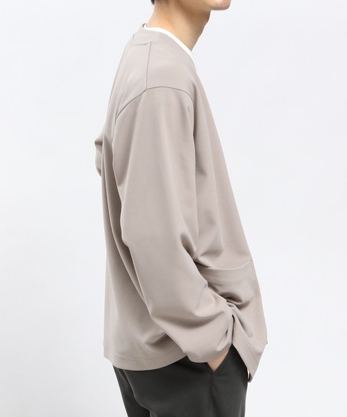 GLOBAL WORK Smile Seed Store（グローバルワーク スマイルシードストア）の「ジョーゼットカーディガン長袖/993331（カーディガン/ボレロ・メンズ・ベージュ系その他3/ネイビー/ブラック・LARGE/X-LARGE/SMALL/MEDIUM）」の17枚目の写真