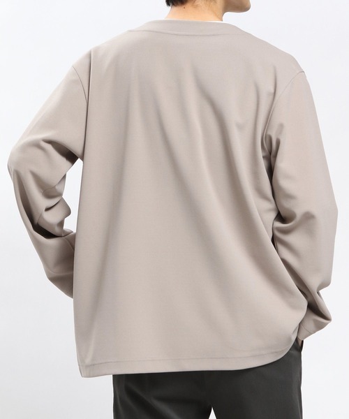 GLOBAL WORK Smile Seed Store（グローバルワーク スマイルシードストア）の「ジョーゼットカーディガン長袖/993331（カーディガン/ボレロ・メンズ・ベージュ系その他3/ネイビー/ブラック・LARGE/X-LARGE/SMALL/MEDIUM）」の18枚目の写真