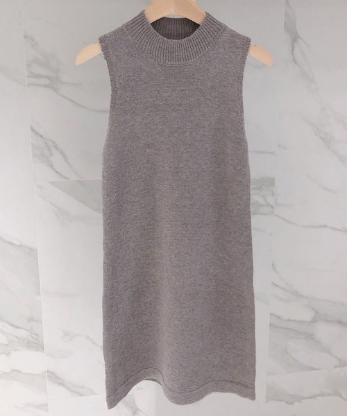 Miniministore（ミニミニストア）の「ニットワンピース セットアップ 韓国風（ワンピース・レディース・グレー/ブラック・FREE）」の18枚目の写真