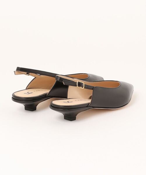 ファビオルスコーニ/GIORGIA NATUR NERO ローヒール バックストラップ