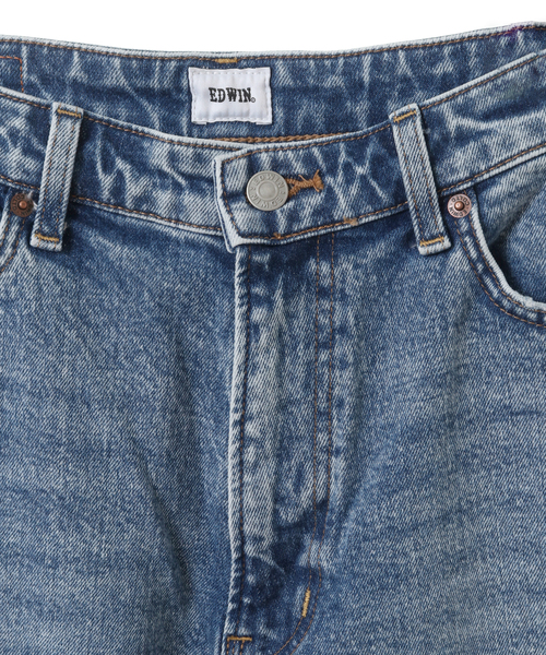 EDWIN(エドウィン)の「【EDWIN/エドウィン】essentials SKINNY(デニムパンツ・レディース・ホワイト/ライトインディゴブルー・2/3/4/1)」の4枚目の写真