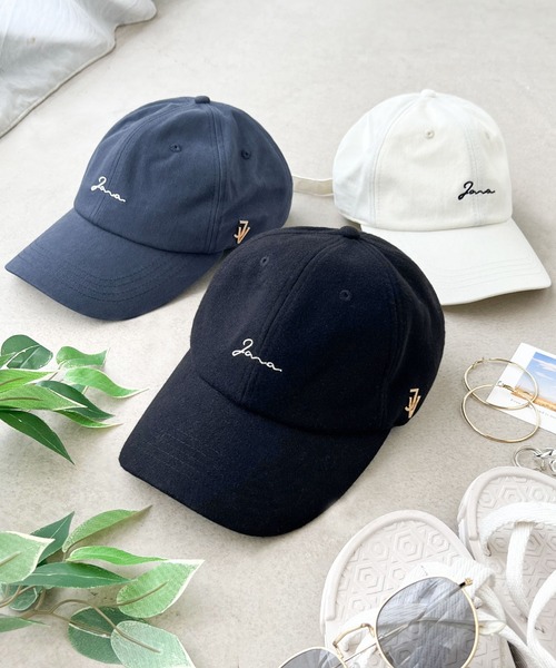 Java(ジャバ)の「《JaVa ジャバコラボ》大人スポーティー。綿100%スタッズロゴ深つばベースボールキャップ(キャップ・レディース・ネイビー/ホワイト/ブラック/チャコール・ONE SIZE)」の19枚目の写真