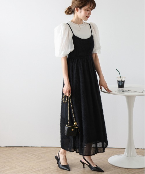 AMELY(エミリー)の「2wayキャミソールワンピース(ワンピース・レディース・ブラック/グレー/アイボリー・フリー)」の22枚目の写真