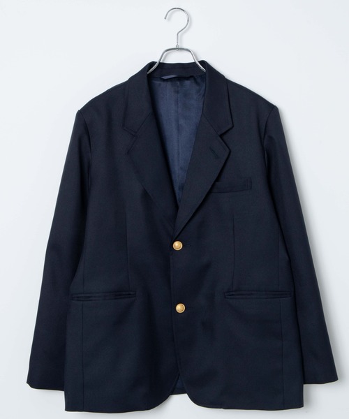 WEGO（ウィゴー）の「WEGO/メンズスクールブレザー（テーラードジャケット・メンズ・グレー/ネイビー・MEDIUM/LARGE）」の10枚目の写真