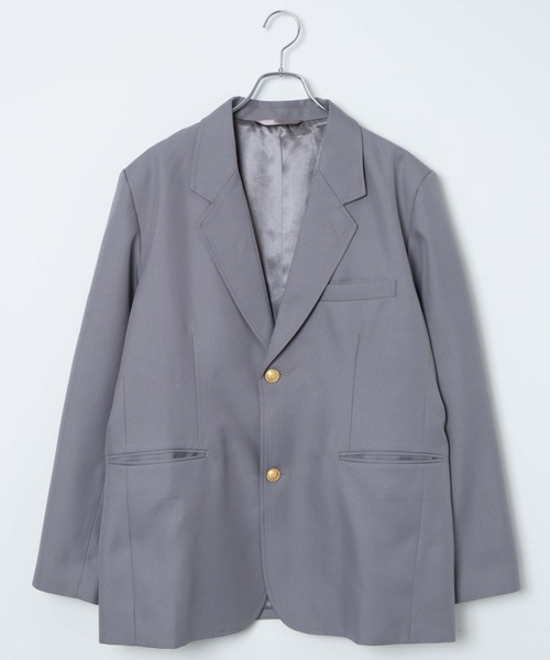 WEGO（ウィゴー）の「WEGO/メンズスクールブレザー（テーラードジャケット・メンズ・グレー/ネイビー・MEDIUM/LARGE）」の11枚目の写真