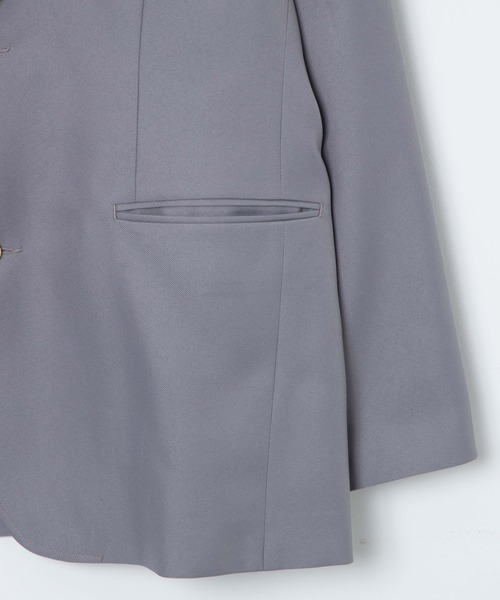 WEGO（ウィゴー）の「WEGO/メンズスクールブレザー（テーラードジャケット・メンズ・グレー/ネイビー・MEDIUM/LARGE）」の16枚目の写真