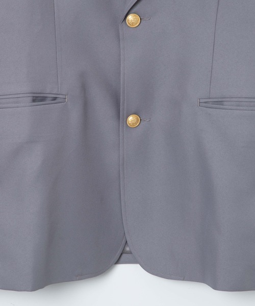 WEGO（ウィゴー）の「WEGO/メンズスクールブレザー（テーラードジャケット・メンズ・グレー/ネイビー・MEDIUM/LARGE）」の14枚目の写真