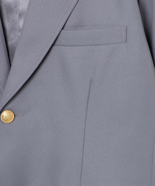 WEGO（ウィゴー）の「WEGO/メンズスクールブレザー（テーラードジャケット・メンズ・グレー/ネイビー・MEDIUM/LARGE）」の15枚目の写真