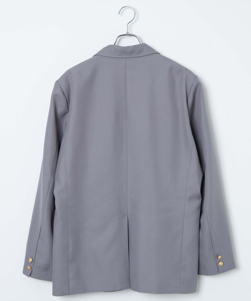 WEGO（ウィゴー）の「WEGO/メンズスクールブレザー（テーラードジャケット・メンズ・グレー/ネイビー・MEDIUM/LARGE）」の12枚目の写真