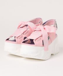 YOSUKE | 「YOSUKE/ヨースケ」厚底ベルティッドリボンサンダル(サンダル)