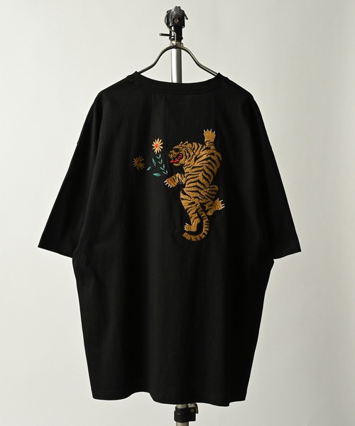 セール】ATELANE/16/1 OE天竺 刺繍Tee（Tシャツ/カットソー
