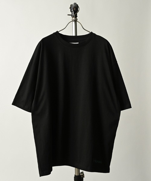 ATELANE（アテレーン）の「ATELANE/16/1 OE天竺 刺繍Tee（Tシャツ/カットソー・メンズ・ホワイト系その他2/チャコールグレー/ホワイト系その他/グリーン/ブラック/ホワイト・MEDIUM/LARGE/X-LARGE）」の10枚目の写真