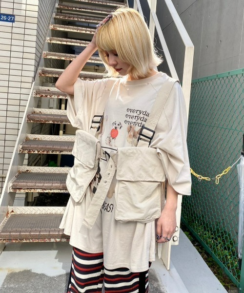 candy stripper チェーン金具付きスウェットチュニック サイズ2 candy stripper チェーン金具付きスウェットチュニック サイズ2