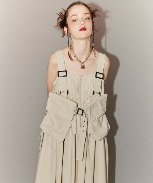 candystripper ベスト Candy Stripper(キャンディストリッパー)の「W POCKET BELTED