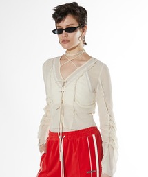 PRANK PROJECT | シフォンアウトシームトップ / Chiffon Outseam Top(シャツ/ブラウス)