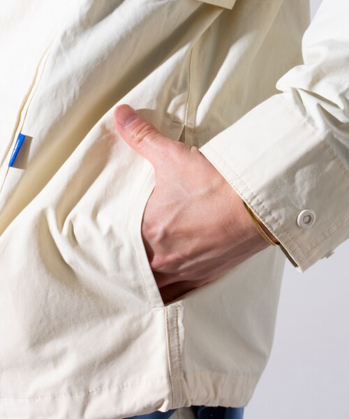 JACK PURCELL（ジャックパーセル）の「【CONVERSE JACK PURCELL】ナイロンアノラックパーカー ロゴ刺繍（ナイロンジャケット・メンズ・ブラック/アイボリー/ネイビー・M/L）」の17枚目の写真