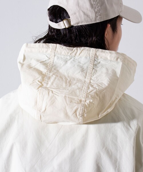 JACK PURCELL（ジャックパーセル）の「【CONVERSE JACK PURCELL】ナイロンアノラックパーカー ロゴ刺繍（ナイロンジャケット・メンズ・ブラック/アイボリー/ネイビー・M/L）」の19枚目の写真