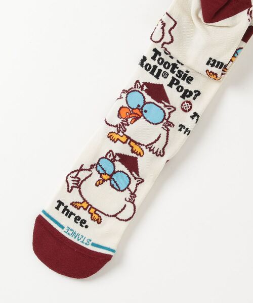 STANCE（スタンス）の「STANCE/スタンス キッズ 靴下 ソックス MR OWL KIDS K545A24MRO#CVS（ソックス/靴下・キッズ・ベージュ系その他・L）」の2枚目の写真