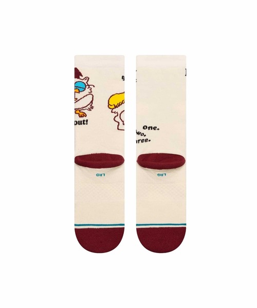 STANCE（スタンス）の「STANCE/スタンス キッズ 靴下 ソックス MR OWL KIDS K545A24MRO#CVS（ソックス/靴下・キッズ・ベージュ系その他・L）」の6枚目の写真
